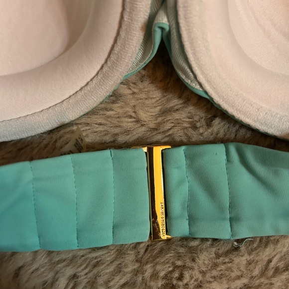 [34C] Victoria Secret Teal Bikini Top - Picture 2 of 6